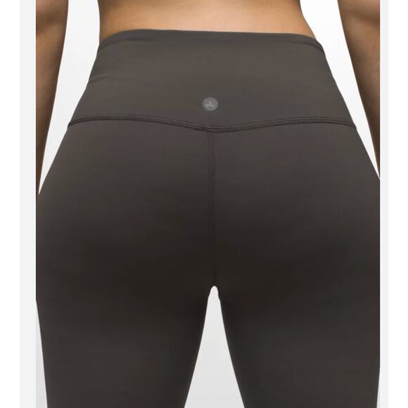 NWT prAna Chakara 7/8 Leggings Women's Dark Iron Brown XS - Picture 2 of 5